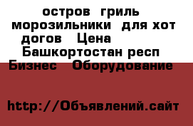 остров .гриль  морозильники .для хот догов › Цена ­ 80 000 - Башкортостан респ. Бизнес » Оборудование   